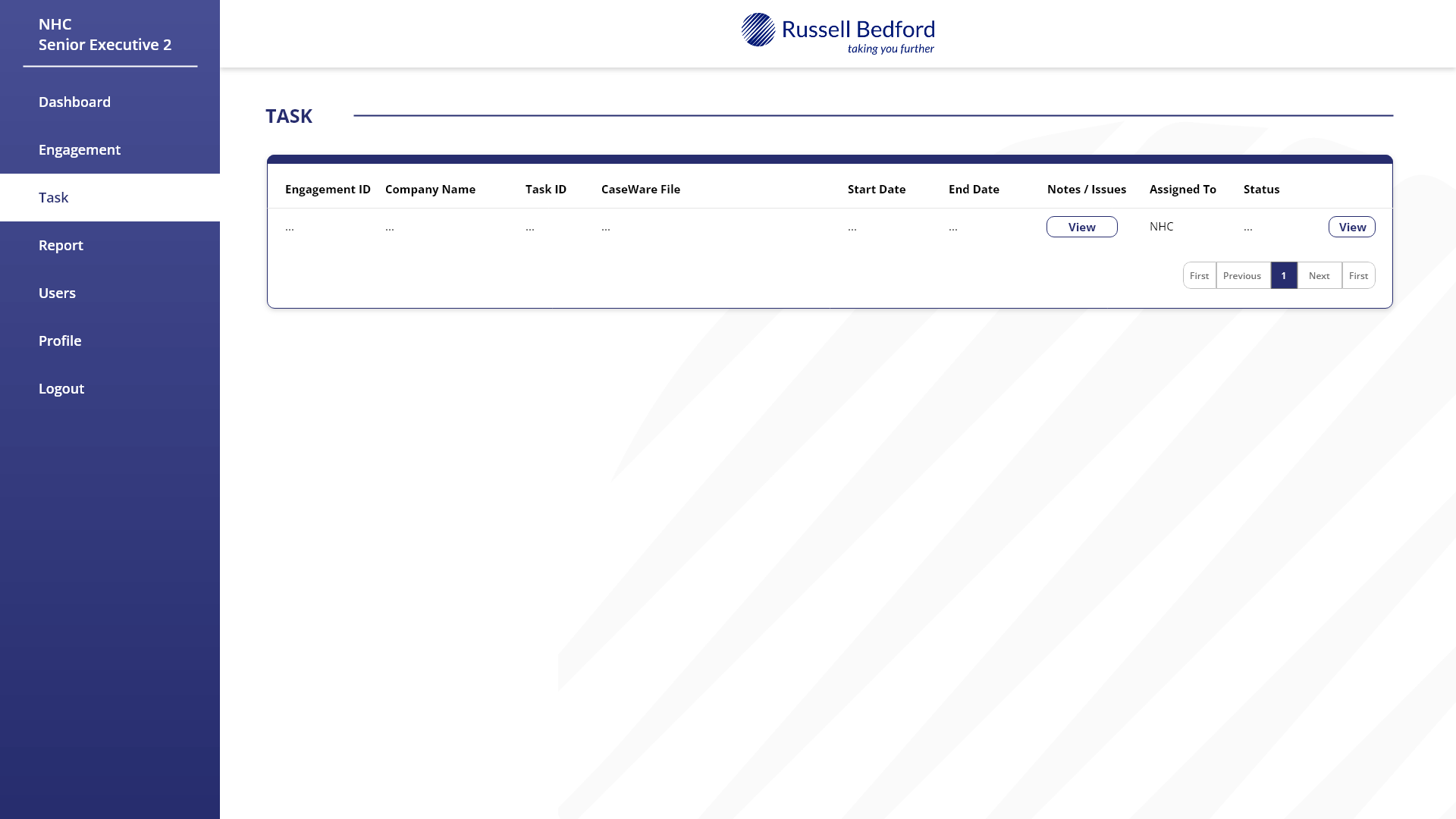 11. Task Page - Leader (Portfolio Holder) ;